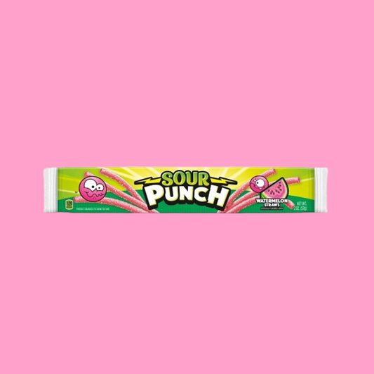 Sour Punch Straws - Watermelon