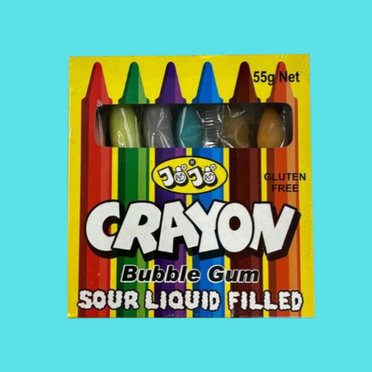Crayon Sour Liquid Filled - Bubble Gum